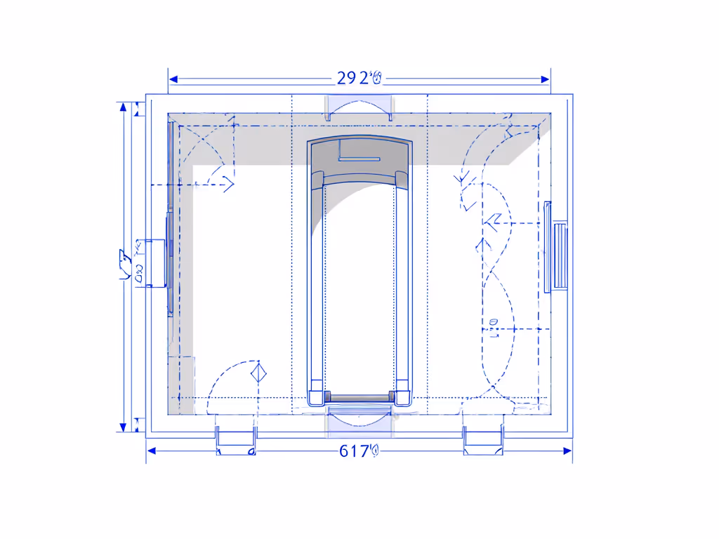 treadmill_placement_measurement_diagram_showing_footprints_clearance_zones_and_ceiling_height_requirements